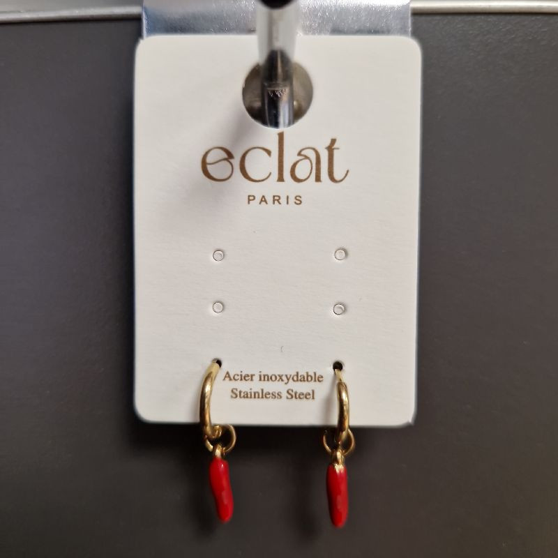 BO PETIT PIMENT EN ACIER INOXYDABLE