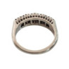 BAGUE OR BLANC 18 CT ET DIAMANTS 4.99 GR T 54