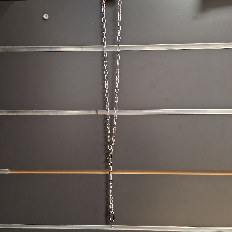 COLLIER SAUTOIR ARGENTE EN ACIER INOXYDABLE COLLIER SAUTOIR ARGENTE EN ACIER INOXYDABLE