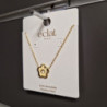 COLLIER FLEUR EN ACIER INOXYDABLE