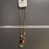 COLLIER BRELOQUES MER ROSE EN ACIER INOXYDABLE