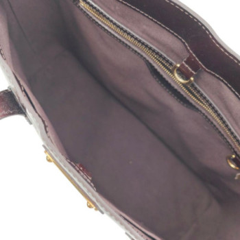 LOUIS VUITTON AMARANTE MONOGRAM VERNIS WILSHIRE MM BAG