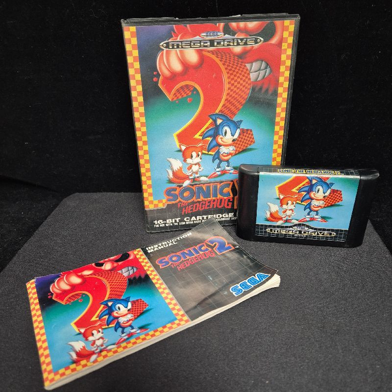 SONIC THE HEDGEHOG 2 - MEGA DRIVE - BOITE ET NOTICE SONIC THE HEDGEHOG 2 - MEGA DRIVE - BOITE ET NOTICE