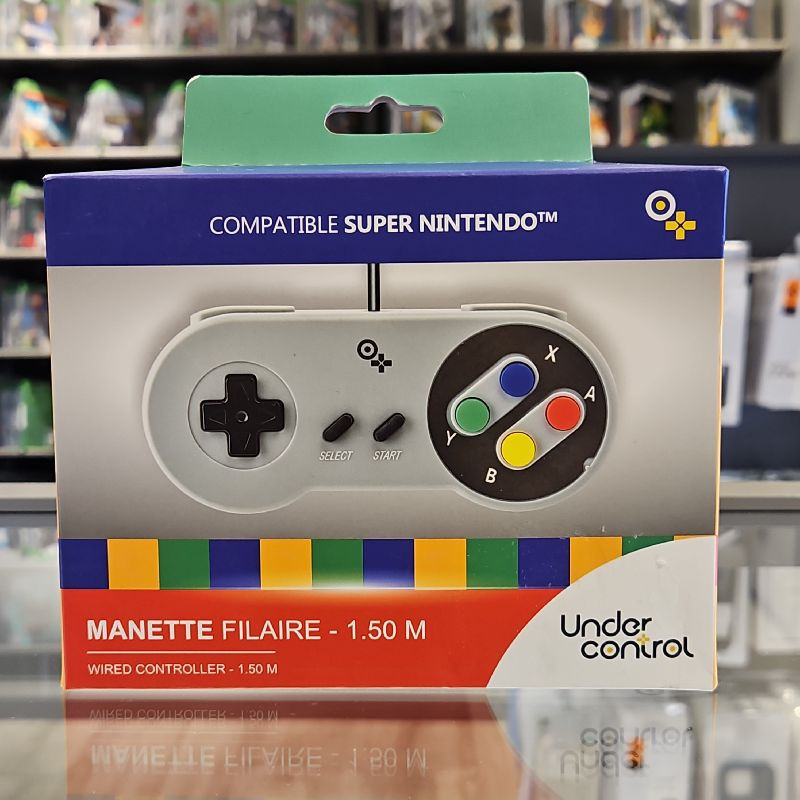 MANETTE FILAIRE SUPER NINTENDO UNDERCONTROL