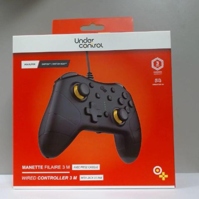 MANETTE FILAIRE NOIRE POUR SWITCH MANETTE FILAIRE NOIRE POUR SWITCH