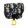 PORTE ECOUTEURS DIOR SADDLE CANVAS