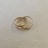BAGUE 3 ANNEAUX 3 ORS 18CTS 3.76GRS T.48/49