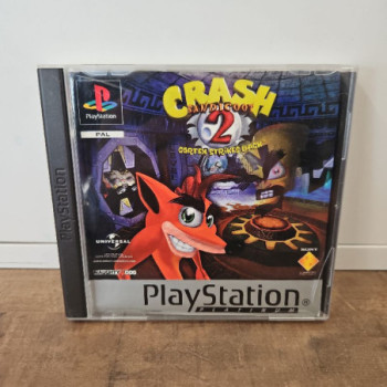 CRASH BANDICOOT 2: CORTEX STRIKES BACK - PS1 (PAL) + NOTICE