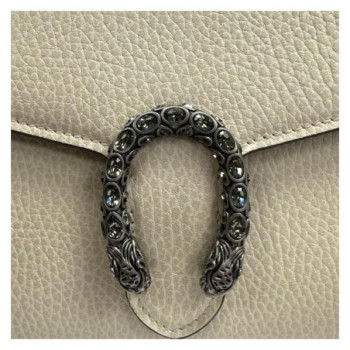 SAC GUCCI DIONYSUS CHAIN WALLET BANDOUILIERE CUIR BLANC