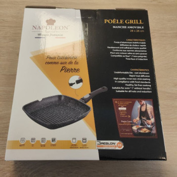 POELE A STEAK NAPOLEON CUI01192 28X28