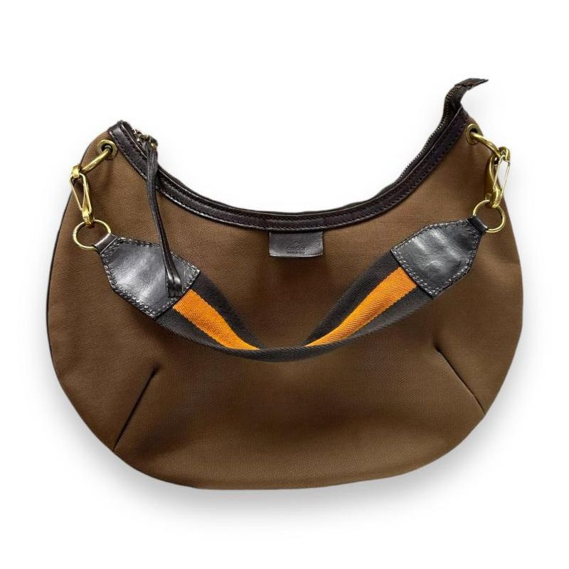 GUCCI BOLSO DE LOBO HOBO CASTANO