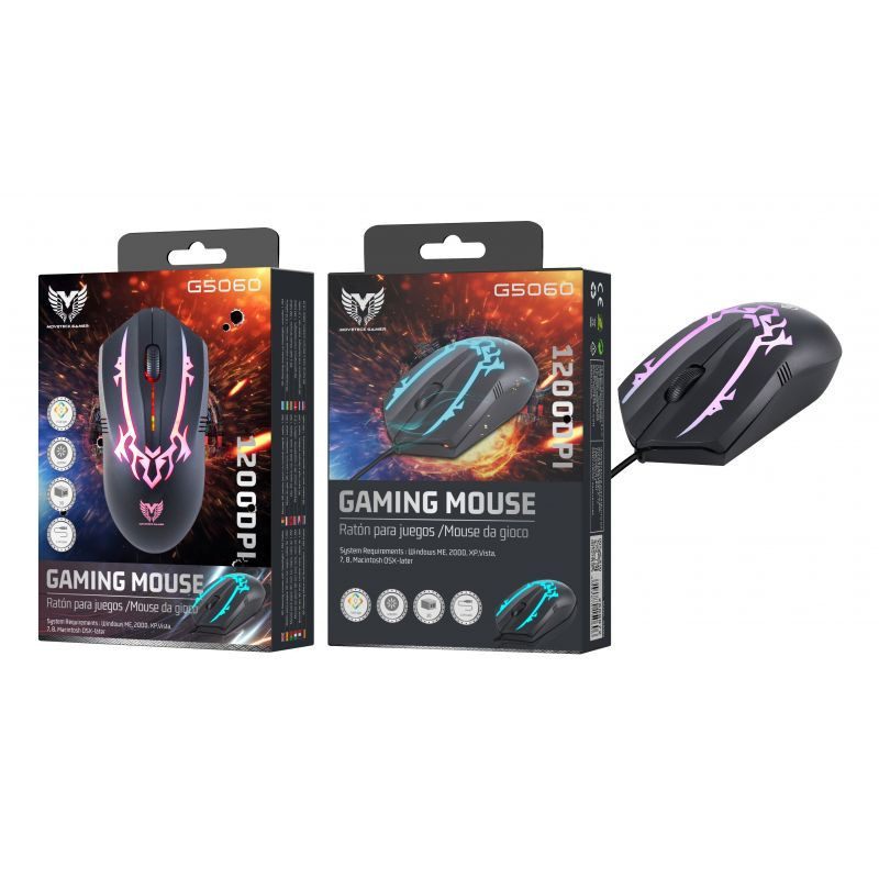 SOURIS GAMING G5060 1200DP1 AVEC LED 1.5M - NOIR SOURIS GAMING G5060 1200DP1 AVEC LED 1.5M - NOIR