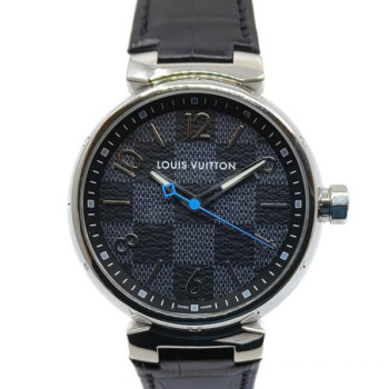 LOUIS VUITTON TAMBOUR DAMIER GRAPHITE 41.5MM QA073