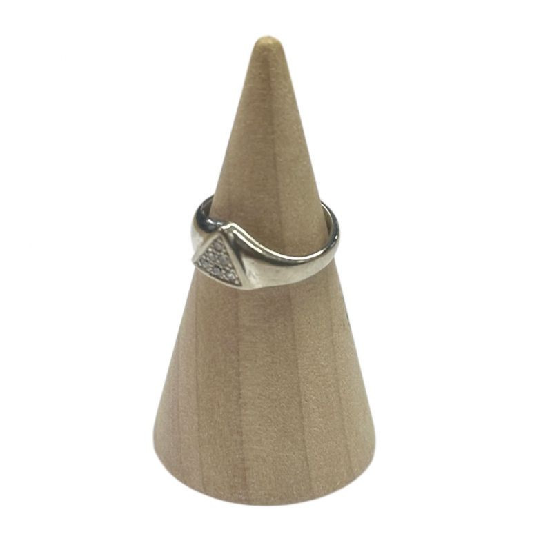 BAGUE OR BLANC 18K DIAMS 3.10GRS T.42 BAGUE OR BLANC 18K DIAMS 3.10GRS T.42