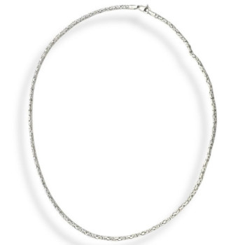 COLLIER OR BLANC 42CM 18CT 16.85GRS