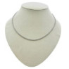 COLLIER OR BLANC 42CM 18CT 16.85GRS
