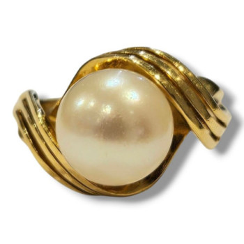 BAGUE OR 18CT 7.66GR T50