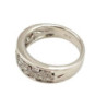 BAGUE OR BLANC 18CT 9.49GR DMT BUCHERER T58