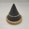 BRACELET OR 18K 2 OR 13.10GR 19CM