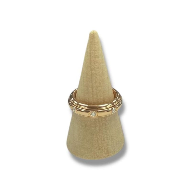 BAGUE PIAGET POSSESSION T.54 8 DIAMANTS OR ROSE 7.31GR