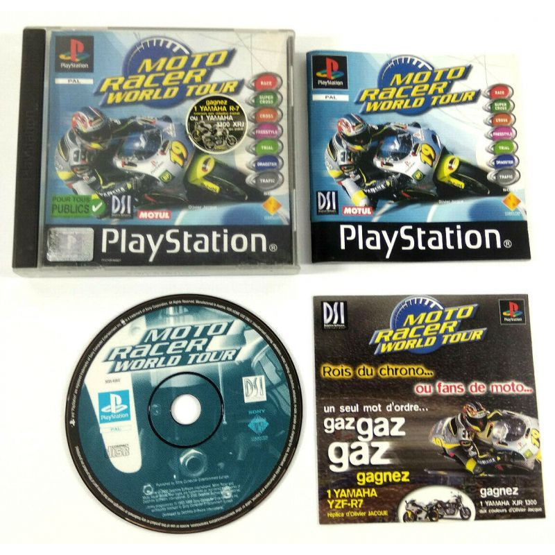 MOTO RACER WORLD TOUR PS1 COMPLET MOTO RACER WORLD TOUR PS1 COMPLET