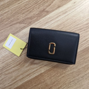 PORTE MONNAIE MARC JACOBS TRI FOLD NOIR