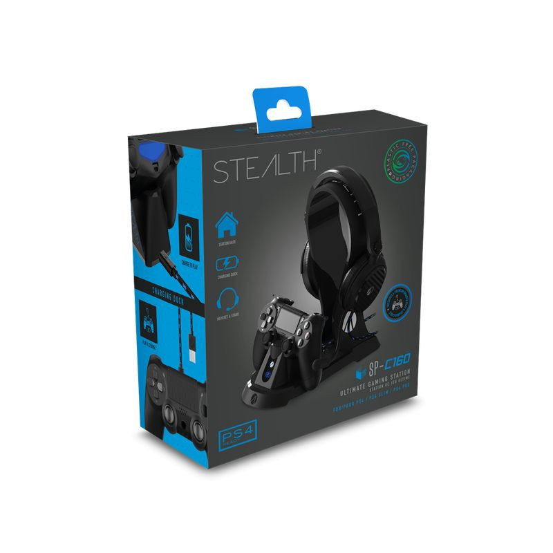 STEALTH SP-C160 GAMING STATION PS4 - BK STEALTH SP-C160 GAMING STATION PS4 - BK