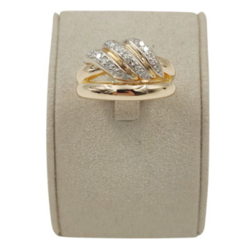 BAGUE OR JAUNE 18CT 9GR DMT