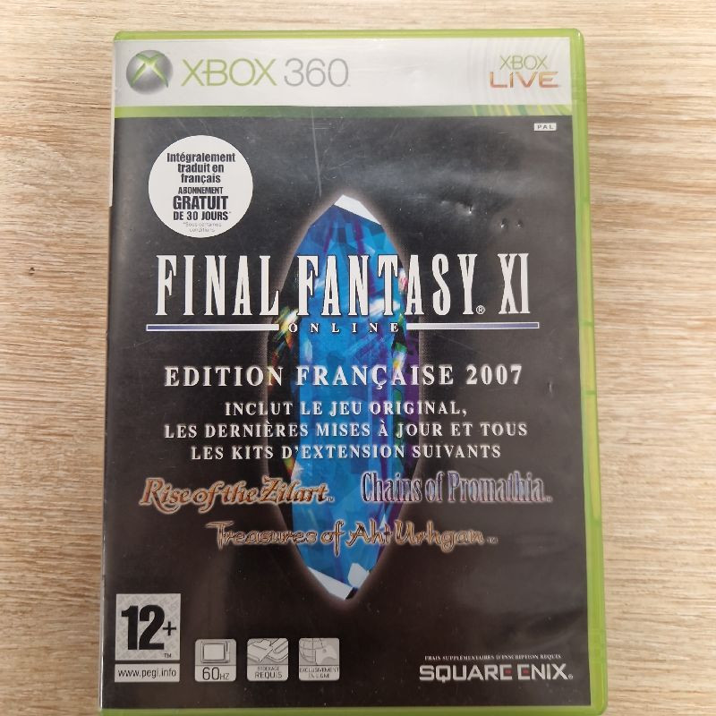 FINAL FANTASY XI XBOX 360 FINAL FANTASY XI XBOX 360
