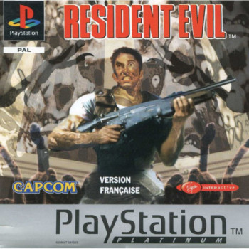 RESIDENT EVIL  PLATINUM  + NOTICE - PS1 (VERSION FR)