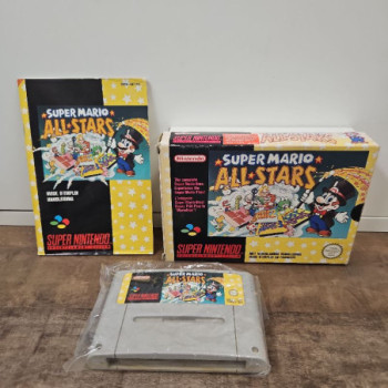 SUPER MARIO ALL-STARS - SUPER NINTENDO SNES + BOITE NOTICE