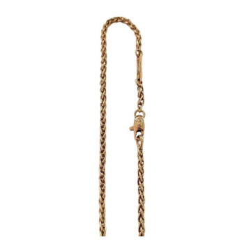 COLLIER CARTIER TRINITY 3 ORS 18 CT CHAINE OR ROSE 18 CT 20.22 GR