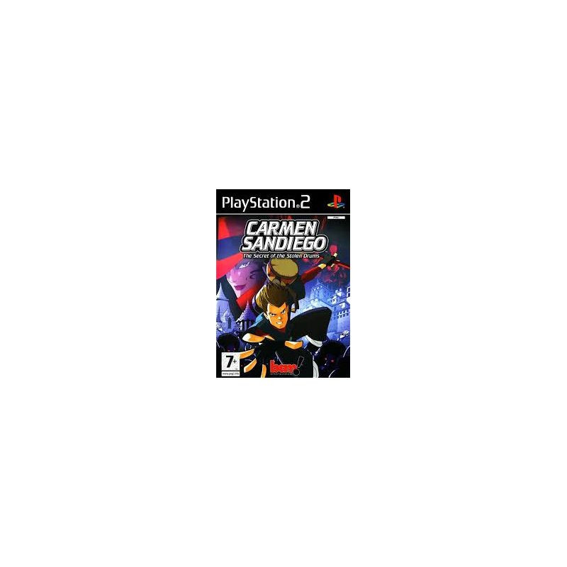 CARMEN SANDIEGO : LE SECRET DES TAM-TAMS VOLES PS2 CARMEN SANDIEGO : LE SECRET DES TAM-TAMS VOLES PS2