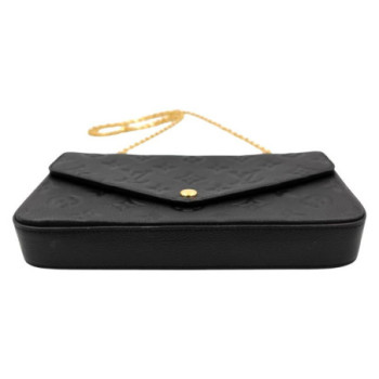 POCHETTE LOUIS VUITTON FELICIE EMPREINTE NOIR