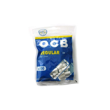 OCB REGULAR SIZE CIGARETTE FILTER TIPS -  100 FILTERS