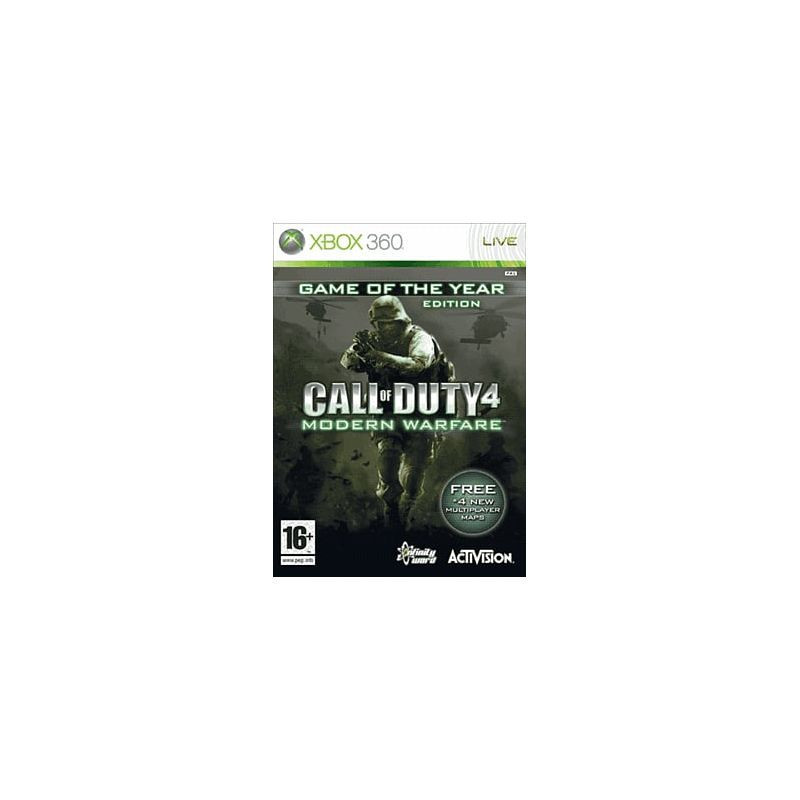 CALL OF DUTY 4 - CALL OF DUTY 4: MODERN WARFARE - GAME OF THE YEAR EDITION (XBOX 360) CALL OF DUTY 4 - CALL OF DUTY 4: MODERN WARFARE - GAME OF THE YEAR EDITION (XBOX 360)