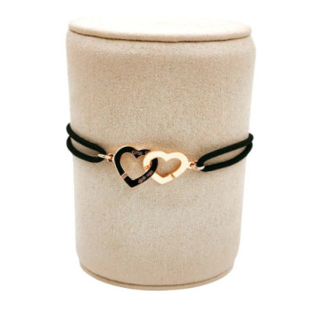 DINH VAN DOUBLE COEUR OR ROSE 18CT 3.88 GR TOT
