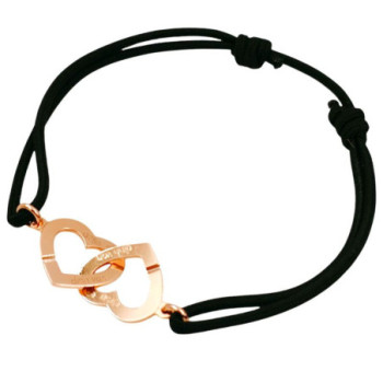 DINH VAN DOUBLE COEUR OR ROSE 18CT 3.88 GR TOT