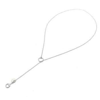 COLLIER LASSO GUCCI OR BLANC 18K 3.96G 