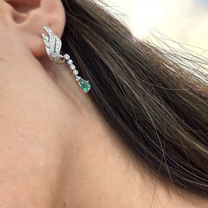 BO BUCHERER DIAMANDS ET EMERAUDE 5.86GR BO BUCHERER DIAMANDS ET EMERAUDE 5.86GR