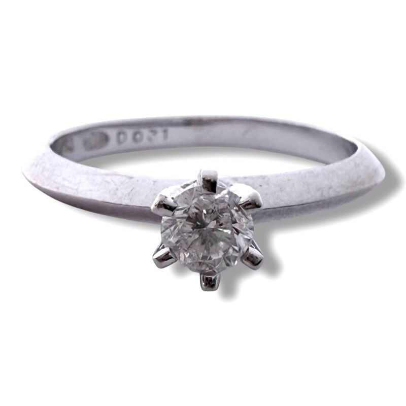 BAGUE OR 18CT BRILLANT BAGUE OR 18CT BRILLANT
