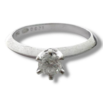 BAGUE OR 18CT BRILLANT