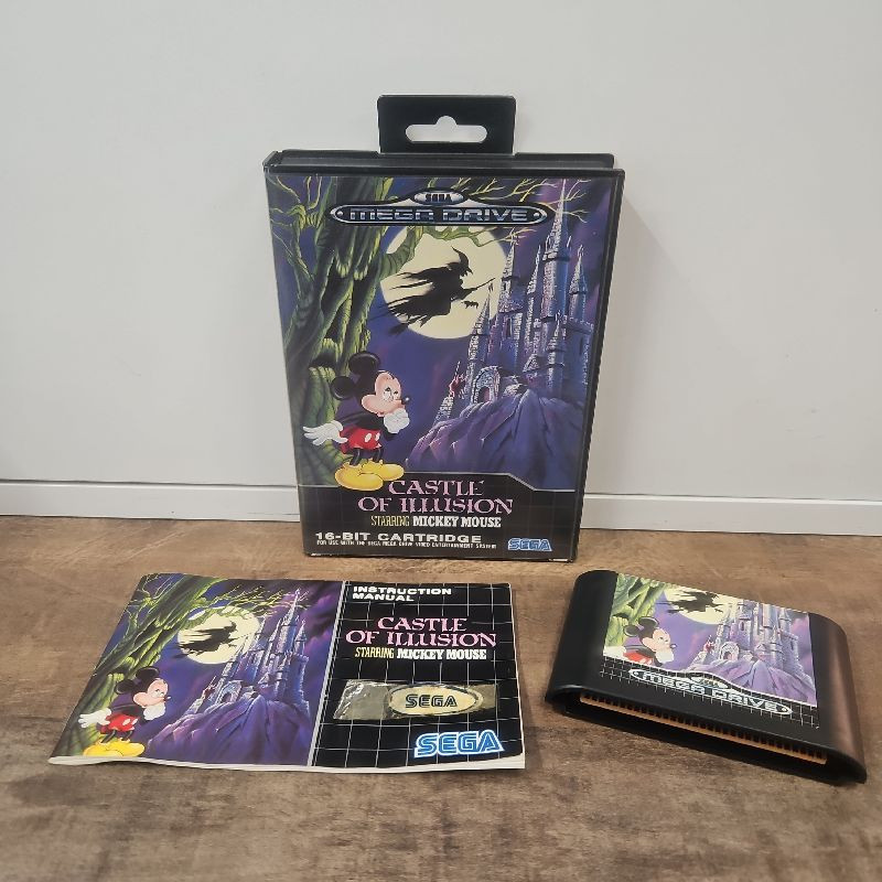 CASTLE OF ILLUSION MEGA DRIVE + NOTICE CASTLE OF ILLUSION MEGA DRIVE + NOTICE