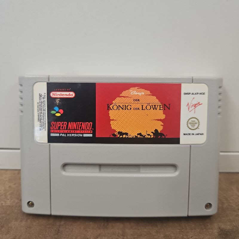 KONIG DER LOWEN (ROI LOIN ALL) SUPER NINTENDO (CARTOUCHE SEULE? KONIG DER LOWEN (ROI LOIN ALL) SUPER NINTENDO (CARTOUCHE SEULE?
