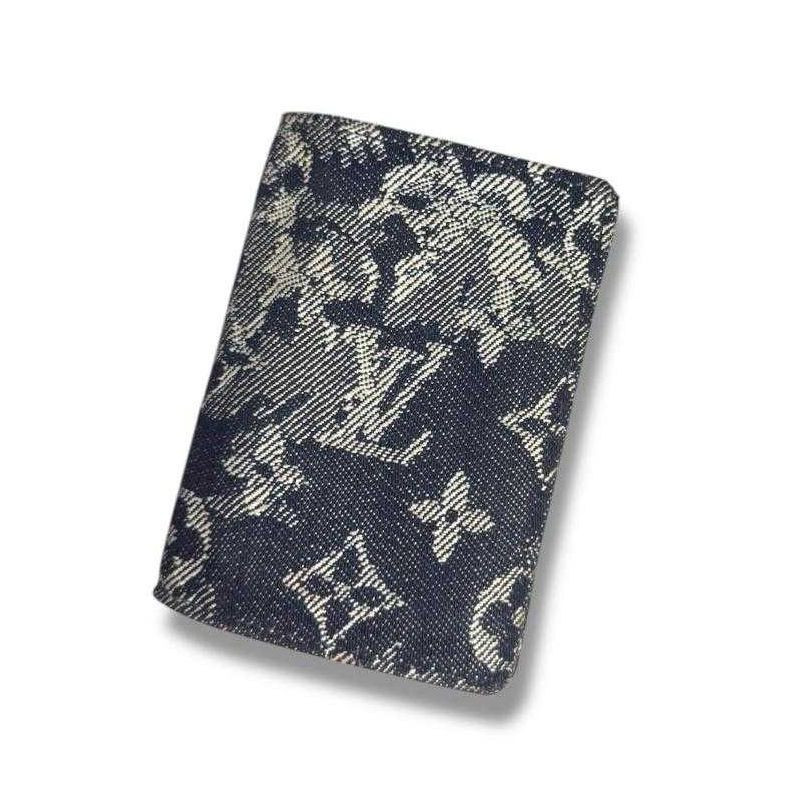 PORTE CARTE LOUIS VUITTON NAVY DENIM MONOGRAM PORTE CARTE LOUIS VUITTON NAVY DENIM MONOGRAM