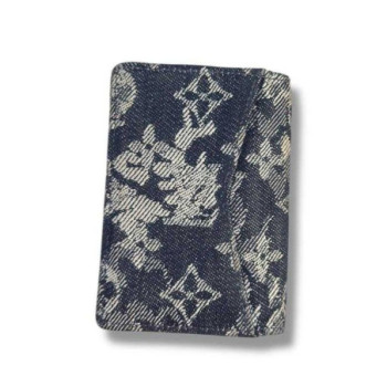 PORTE CARTE LOUIS VUITTON NAVY DENIM MONOGRAM