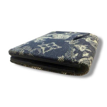 PORTE CARTE LOUIS VUITTON NAVY DENIM MONOGRAM