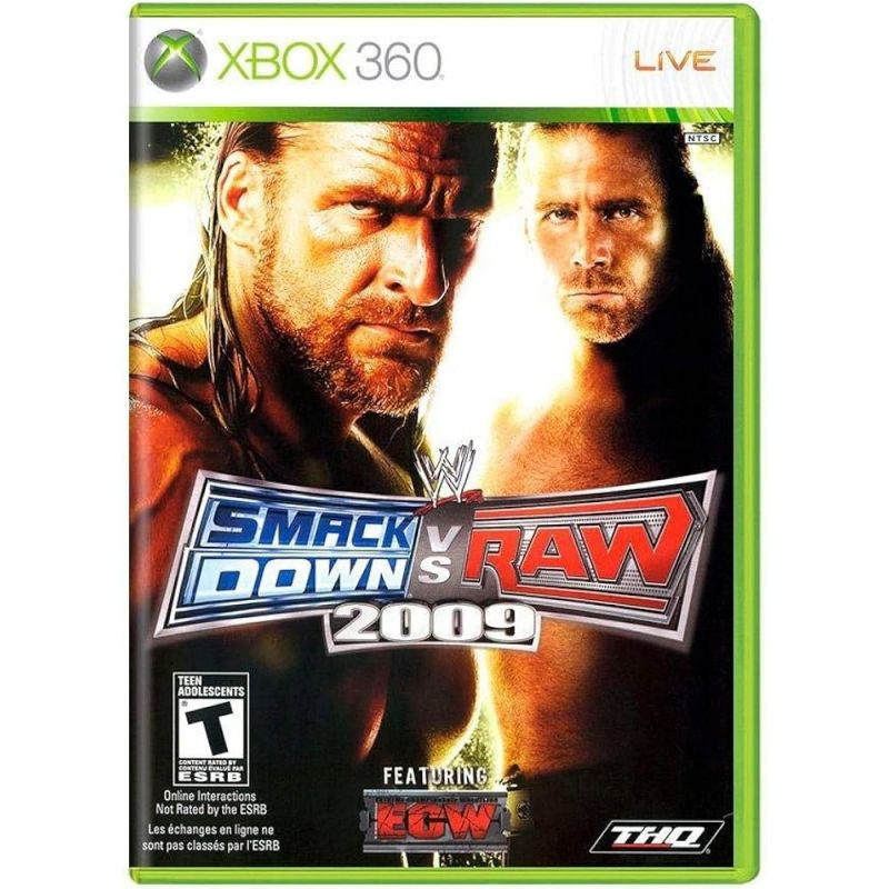 SMACKDOWN VS RAW 2009 XBOX 360