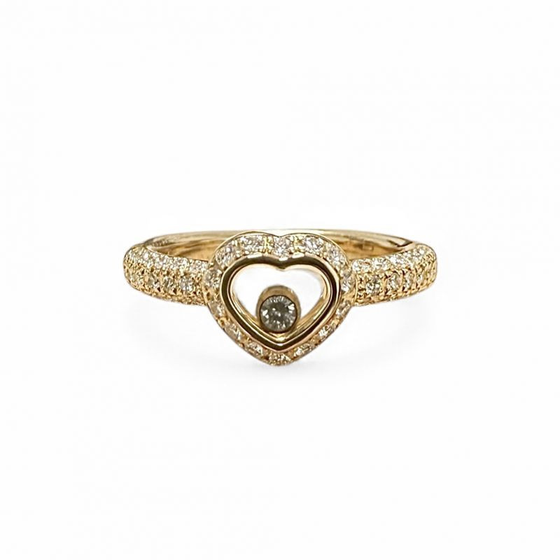 BAGUE CHOPARD HAPPY DIAMONDS OR JAUNE 750 82/2891-20 6.24GRS BAGUE CHOPARD HAPPY DIAMONDS OR JAUNE 750 82/2891-20 6.24GRS