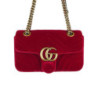 SAC A MAIN GUCCI GG VELOURS ROUGE
